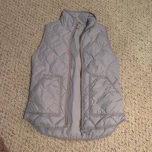 Grey J. Crew puffer vest
